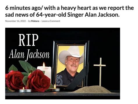 death of alan jackson|alan jackson's obituary.